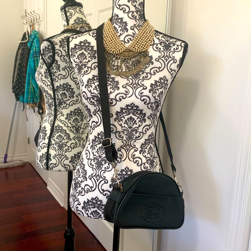 Black Vintage Lacoste Crossbody Bag
